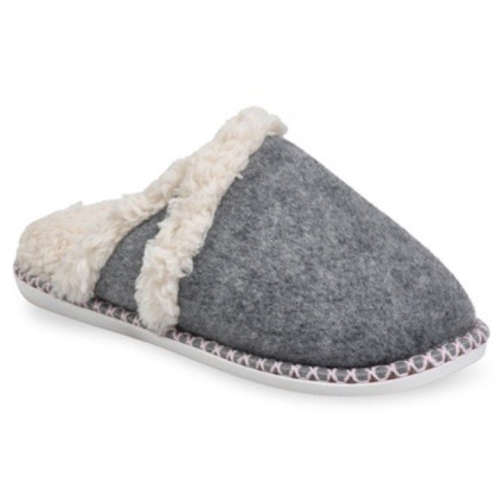 GAAHUU Women’s Faux wool faux shearling closed toe Slippers size Medium(7-8)